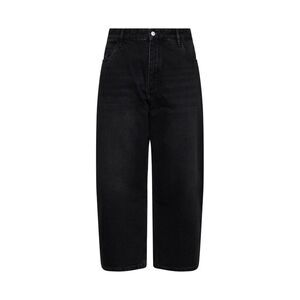 Studio Nicholson Men Washed Black Cotton Denim Paolo Jeans